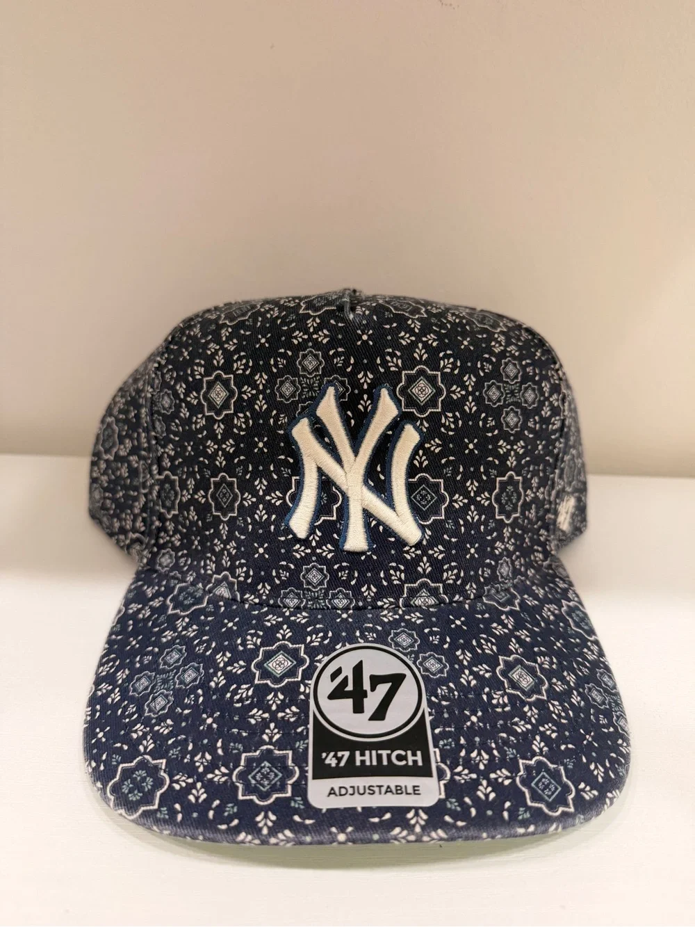 '47 New York Yankees Navy Bandana Print Adjustable Kids Cap